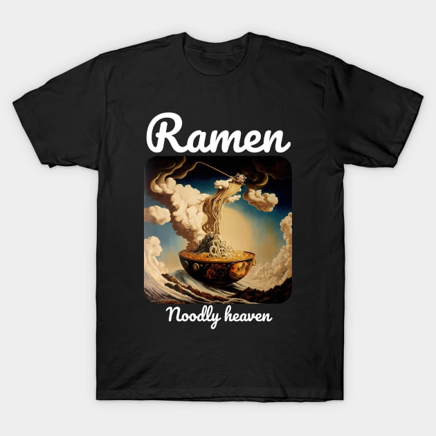 Ramen - Noodly Heaven v2 T-Shirt by AI-datamancer